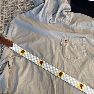 Seminole Golf Club johnnie-O  Hoodie and Peter Millar Belt Small/34